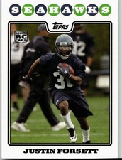 Justin Forsett 2008 Topps Football Seattle Seahawks