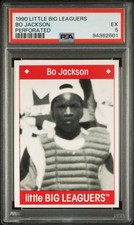 1990 LITTLE BIG LEAGUERS PERFORATED BO JACKSON PSA 5