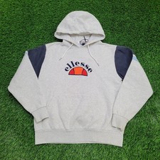 Ellesse Hoodie Womens Large 22x25 Arch Spellout Baggy