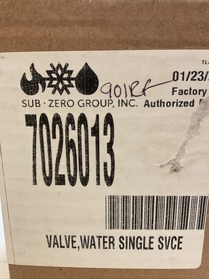 Sub Zero Water Valve 7026013 OEM