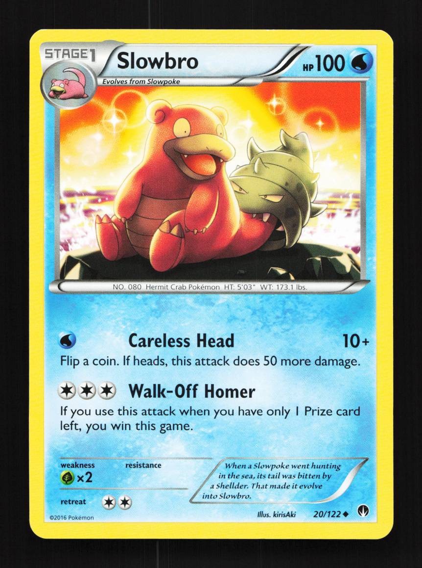 Slowbro 20/122 LP BREAKpoint English Pokemon Card TCG