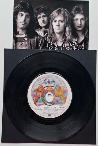 Queen "Somebody to Love"1976 EMI Records Original UK 7"Single 🇬🇧