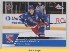 2022-23 Upper Deck CHL Blue Francesco Pinelli #95 READ 0x1