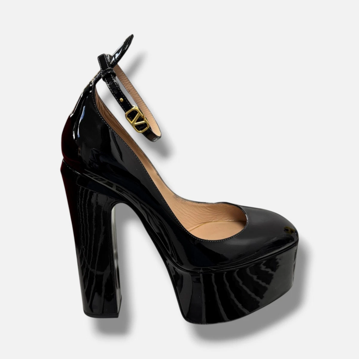 Valentino Block Black Heels for Women for sale | eBay