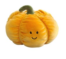 Jellycat 6" Pumpkin Beanie Velour Vivacious NWT includes dust bag
