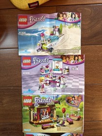 Lego Friends 41306, 41308, 41334, 41364, 41391 Combo Set! Comes W/ Storage Bags!