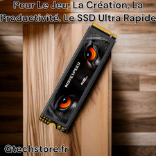 Disque dur SSD 1To M2 NVMe pro Ultra-Rapide 7450 Mo /s Pour Ordinateur Portable