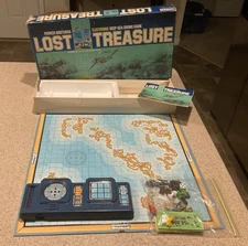Vintage 1982 Parker Brothers Lost Treasure Electronic Deep Sea Diving Game Works
