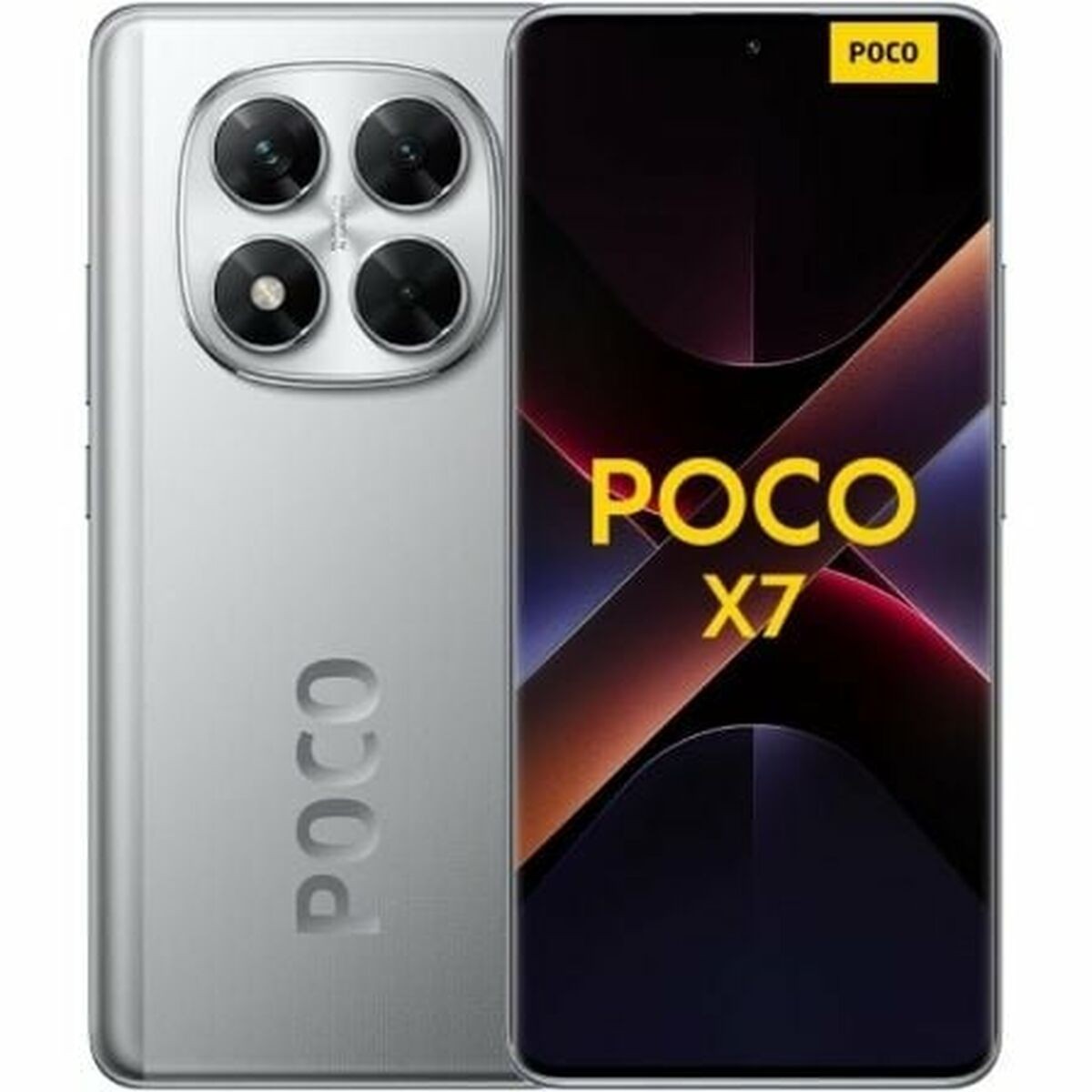 Smartphone Xiaomi POCO X7 5G 8-256 SV Octa Core 8 GB RAM 256 GB Silberfarben