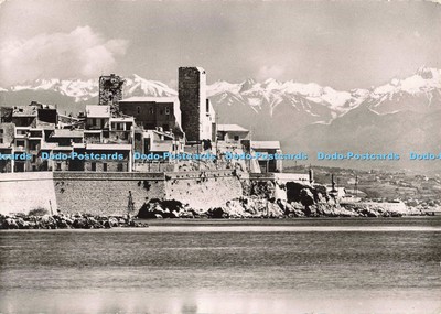 D251359 Antibes La Vieille Ville Au Fond les Cimes Neigeuses des Alpes S E P T R