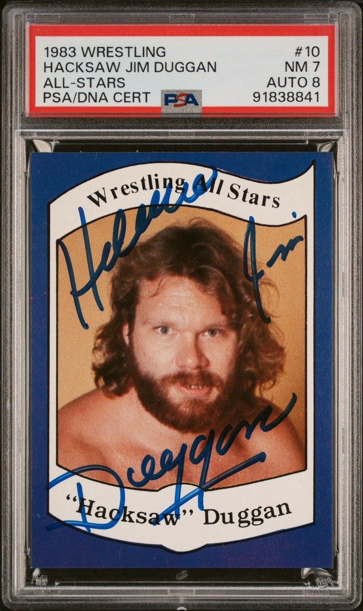 1983 Wrestling All-Stars Series A - Jim Duggan #10 (RC) for sale