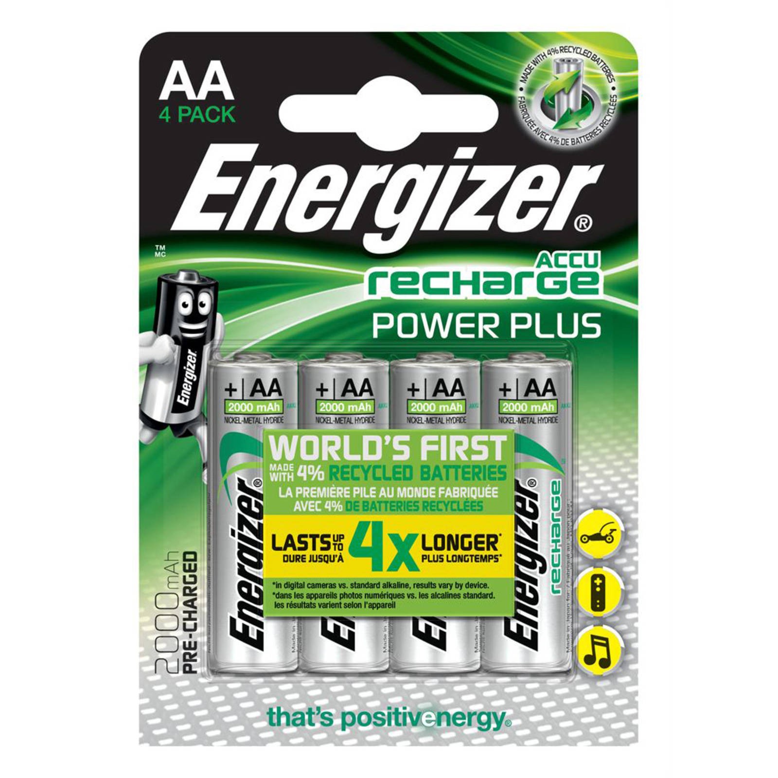 Fits ENERGIZER 39-041 ENERGIZER PP AA RECHARGEABLE BATTERIES HR6/4 2000 - Image 4