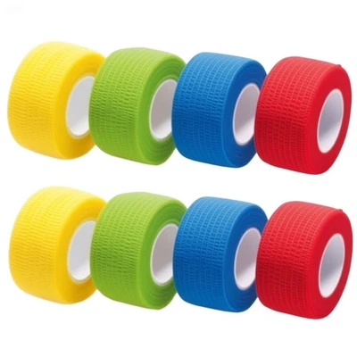 MARKENLOS 8 x Pflaster Pflasterverband Fingerpflaster Kohäsiv Haftbandage 2 5cm x 4.5m .