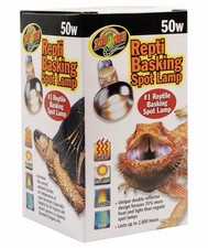 Zoo Med Repti Basking Spot Lamp 50W Reptile Basking Spot Bulb Lamp