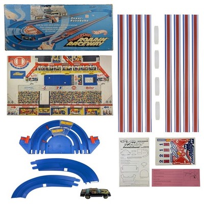 Hot Wheels Thundershift Roarin' Raceway 1978 Mattel Unbenutzt in Box