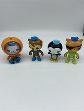 Mattel Octonauts Captain Barnacles Shellington Peso Kwazii Lot 4 Figures
