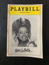 Patti LaBelle Playbill/Minskoff Theatre March 1986