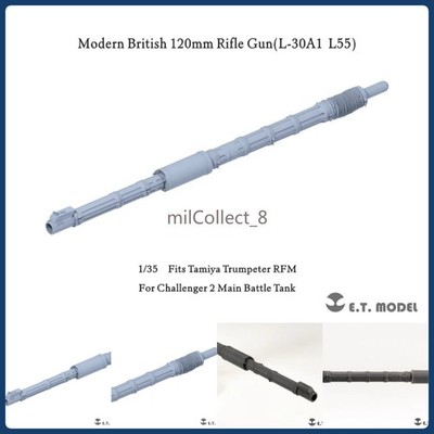 ETmodel 1/35 British Challenger 2 120mm L-30A1 L55 Gun Barrel for Tamiya/RFM