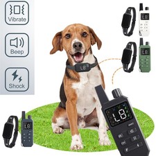 2800 FT Remote Dog Shock Collar Training Rechargeable Waterproof LCD Pet Trainer