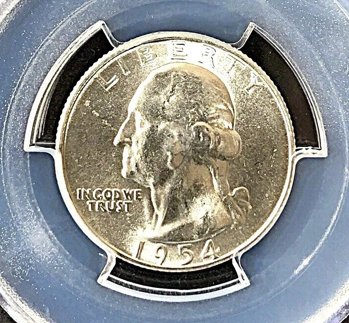 1954-S WASHINGTON Silver Quarter PCGS MS66 / HARD TO FIND /UNC - Image 2 of 4