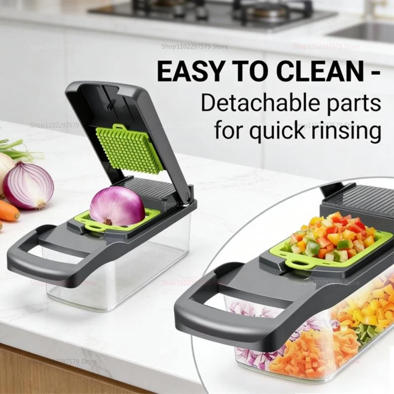 Vegetable Chopper Onion Dicer Mandoline Slicer Food Cutter Kitchen Salad Maker