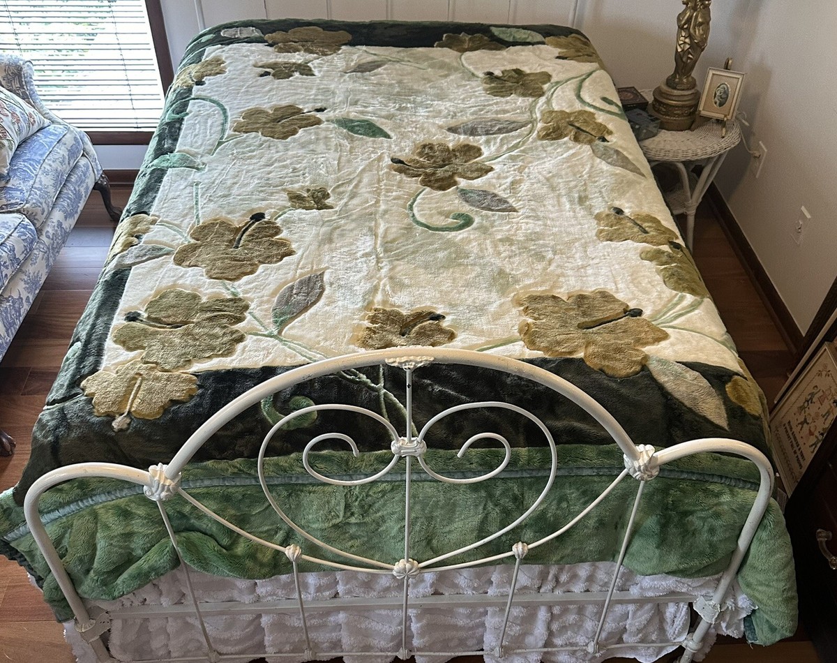 Heavy Vintage Velour Blanket By Coyo Textile Asia Limited Tokyo, Japan 87X81