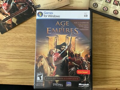 Age of Empires III 3 Complete Collection (PC - 2009)  w all 5 Discs French**