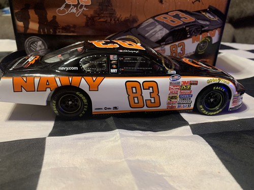 2008 Dale Earnhardt Jr Autographed #83 Navy Jr Division 1/24 - Picture 6 of 9