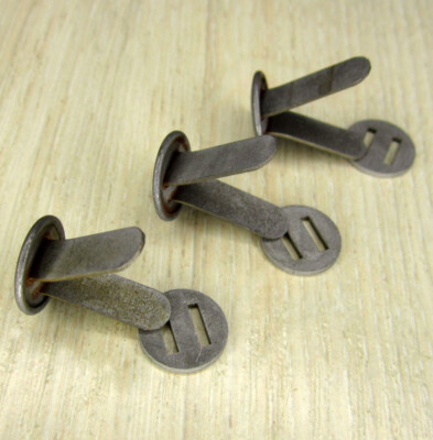 #ad Steel SPLIT PINSWASHERS for German helmet liner. REPRODUCTION. Marked FWW42 $9.00