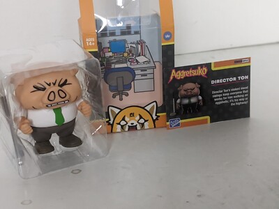 Aggretsuko The Loyal Subjects DIRECTOR TON w/ Mug And Golf Club Error 28 Stamp