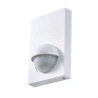 Litecraft PIR Motion Sensor IP44 Security Wall Panel Fitting - Brushed White