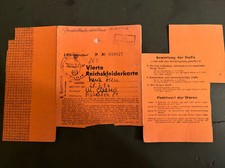 Vierte Reichskleiderkarte gültig bis Juni 1944 LWA Düsseldorf (AB4)