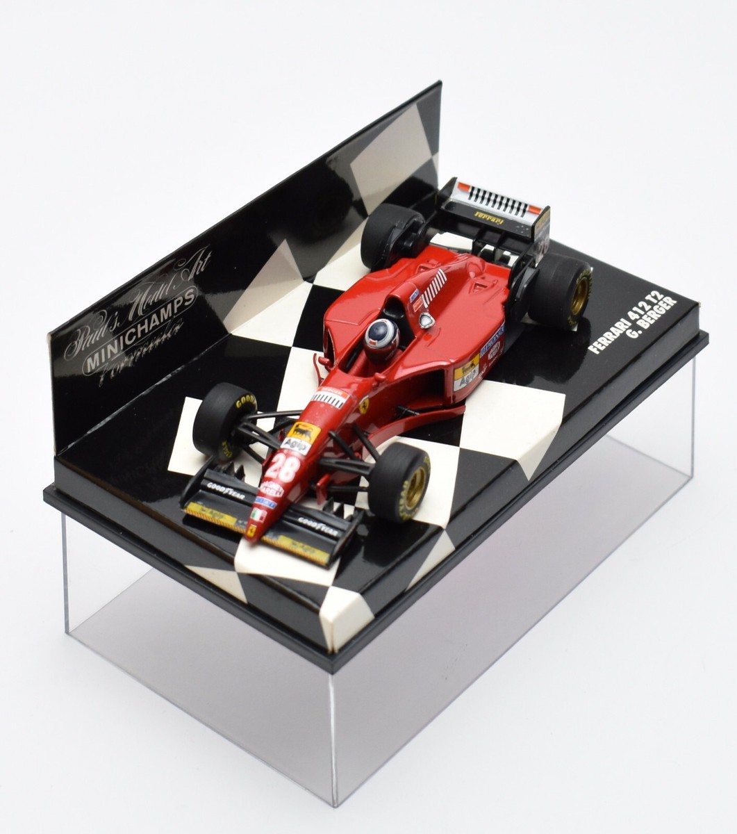 Ferrari 412 T2 G. Berger 1/43 ミニカー Minichamps Ferrari 412 T2 Rennwagen G. Berger 1:43 , OVP