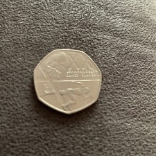2014 The Glasgow 2014 Commonwealth Games 50P Fifty Pence Coin