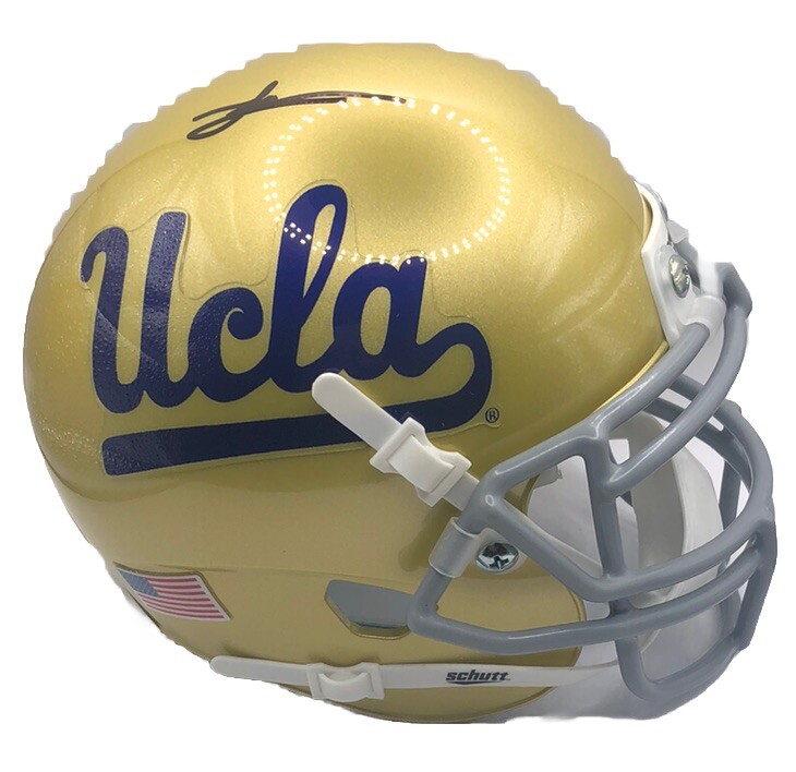 LAIATU LATU SIGNED AUTOGRAPHED UCLA BRUINS MINI HELMET PSA/DNA 