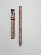 8mm Light Pink Genuine Teju Lizard Embossed Leather Watch Band - USA