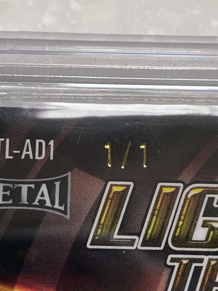 Alex DaBrincat AutoG  2016 Leaf Metal Light the Lamp  #LTLAD1, 1/1 , BCG 9.5 - Image 3 of 4