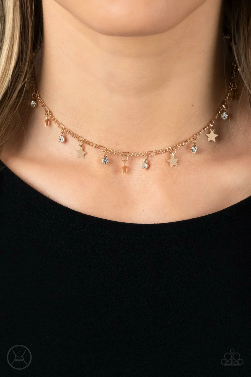 Gold on sale star choker