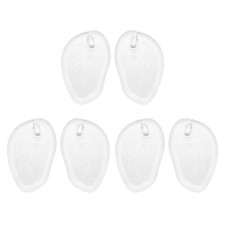 3 Pairs Toe Protectors for Sandals Soft Forefoot Cushion Heel Grip Inserts Gel