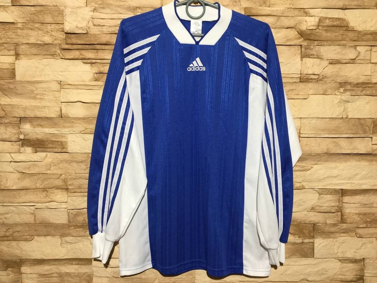 ADIDAS 2000s FOOTBALL SHIRT SOCCER JERSEY LONG SLEEVE Sz S ADIDAS 2000s FOOTBALL SHIRT SOCCER JERSEY LONG SLEEVE Sz S