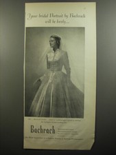 1952 Bachrach Photography Ad - Your bridal po...
