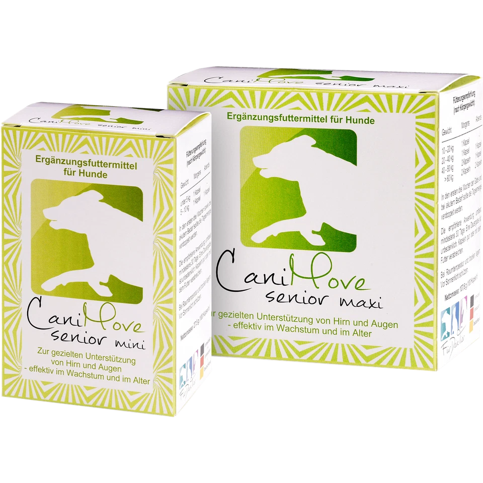 FÜR DEIN TIER GMBH CaniMove senior (100 Kapseln) für ältere Hunde mit DHA, FloraGlo, B12 und Ginkgo