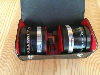Kalimar AUX Lens Set: Wide Angle 1.3M and Telephoto 2M AF 35M II