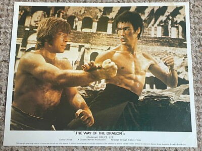 THE WAY OF THE DRAGON BRUCE LEE CHUCK NORRIS FILM