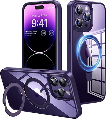 VICSEED für iPhone 14 Pro Max Handyhülle Ultra Klar Langlebig Magnetisch