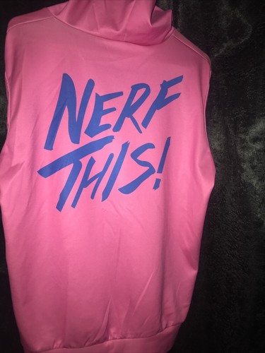 Junk Over watch Pink Unsex Nerf D.A Hoodie Zip Up - Picture 4 of 4