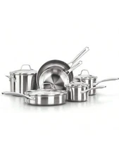 Calphalon Classic™ Stainless Steel 10-Piece Cookware Set