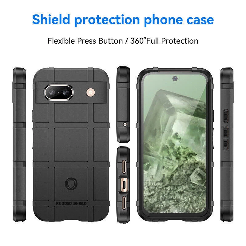 Armor Rugged Shield Cover Case For Google Pixel 5 6 7 8 9 Pro 8A 7A 6A 5A 4A 5G - Image 3 of 4