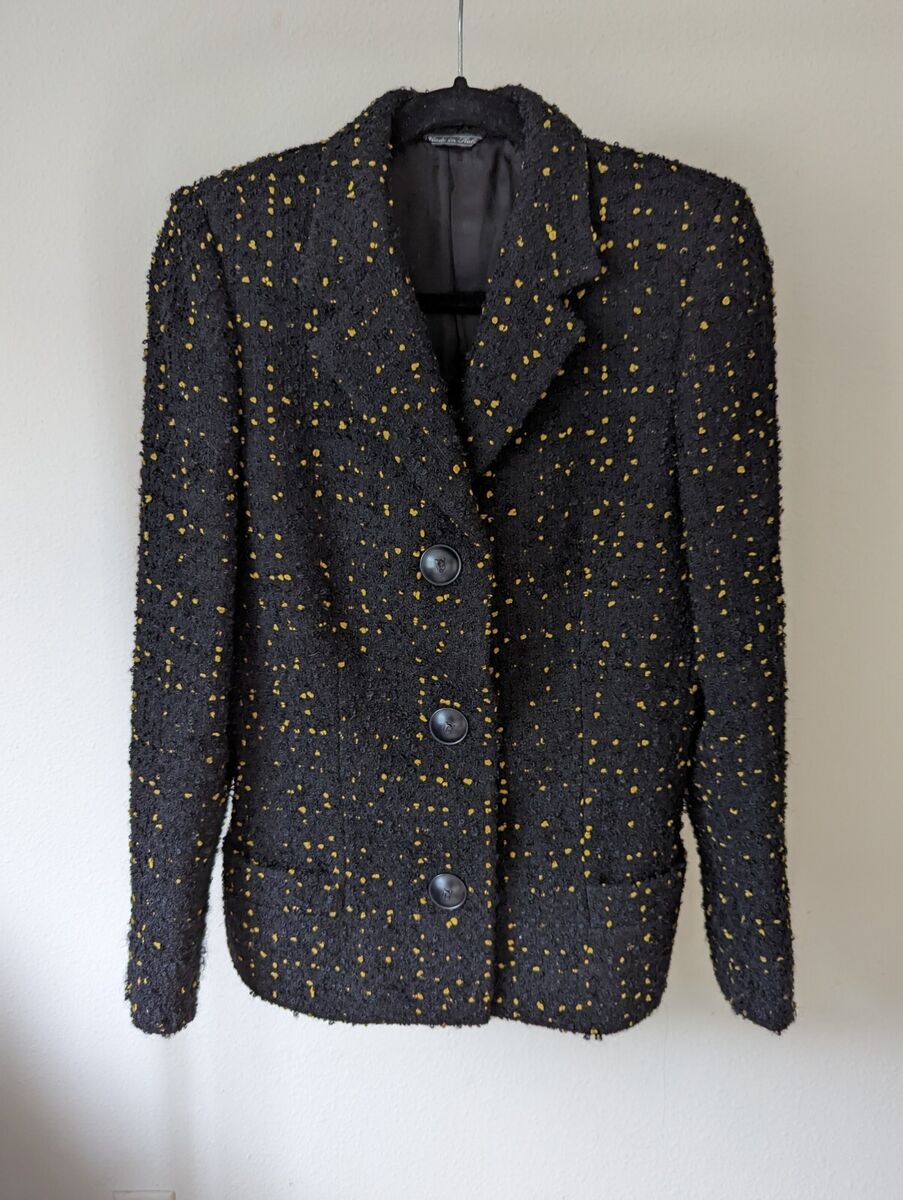 ジャケット VERSACE TWEED JACKET Vintage 1996 Gianni Versace Tweed Jacket S | eBay