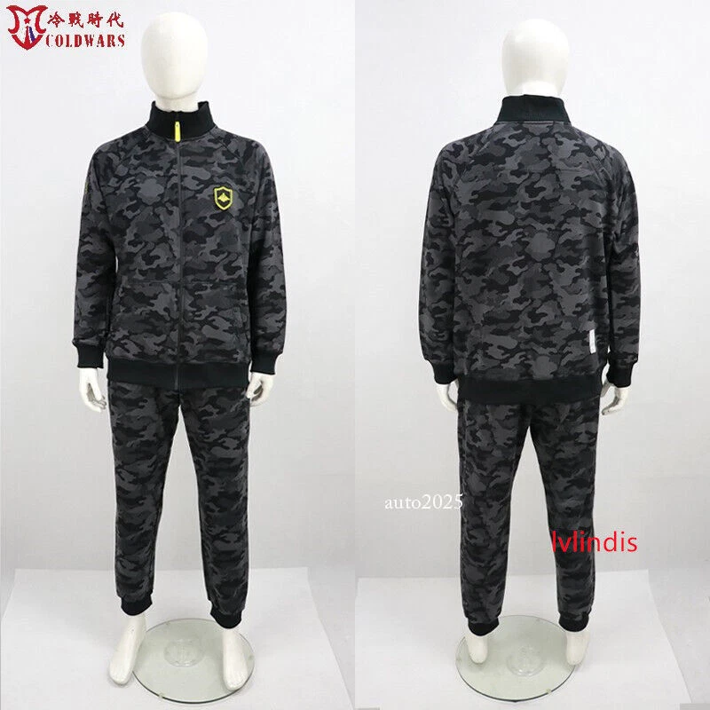 Conjunto de traje de entrenamiento físico militar ruso para hombre chaqueta deportiva pantalones Foto 2 de 4